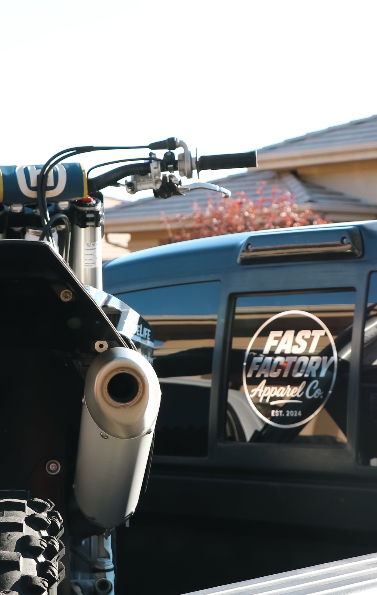 Fast Factory Chrome Vinyl Decal