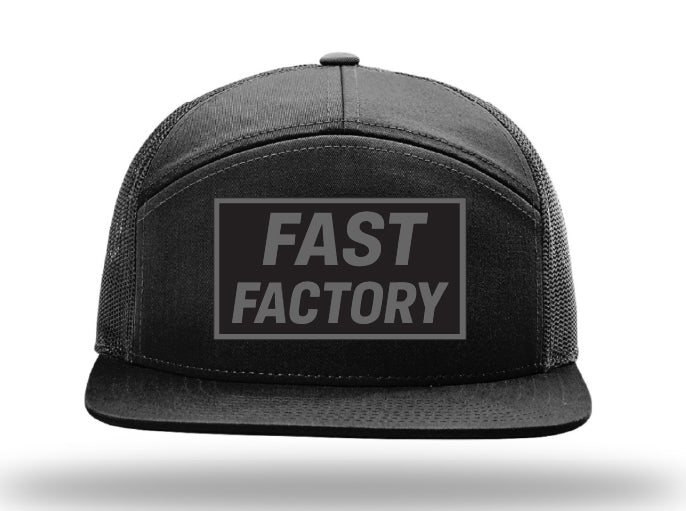 Fast Factory 7 Panel Snapback Hat
