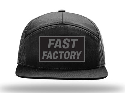 Fast Factory 7 Panel Snapback Hat