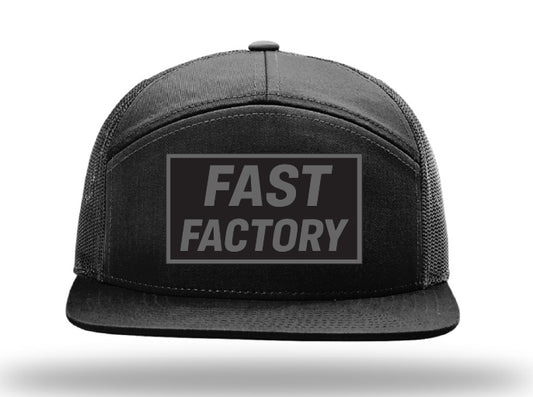 Fast Factory 7 Panel Snapback Hat
