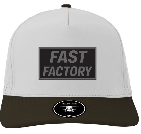 Fast Factory 5 Panel Snapback Hat